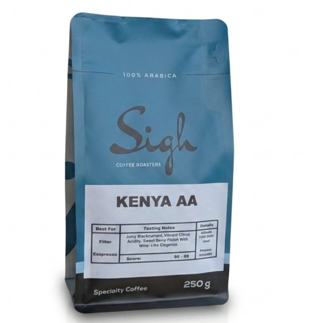 Kenya AA Roasted Coffee Beans - Premium Grade