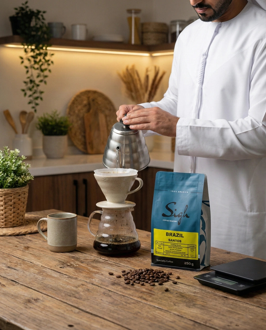 Brazil Santos Roasted Coffee Beans