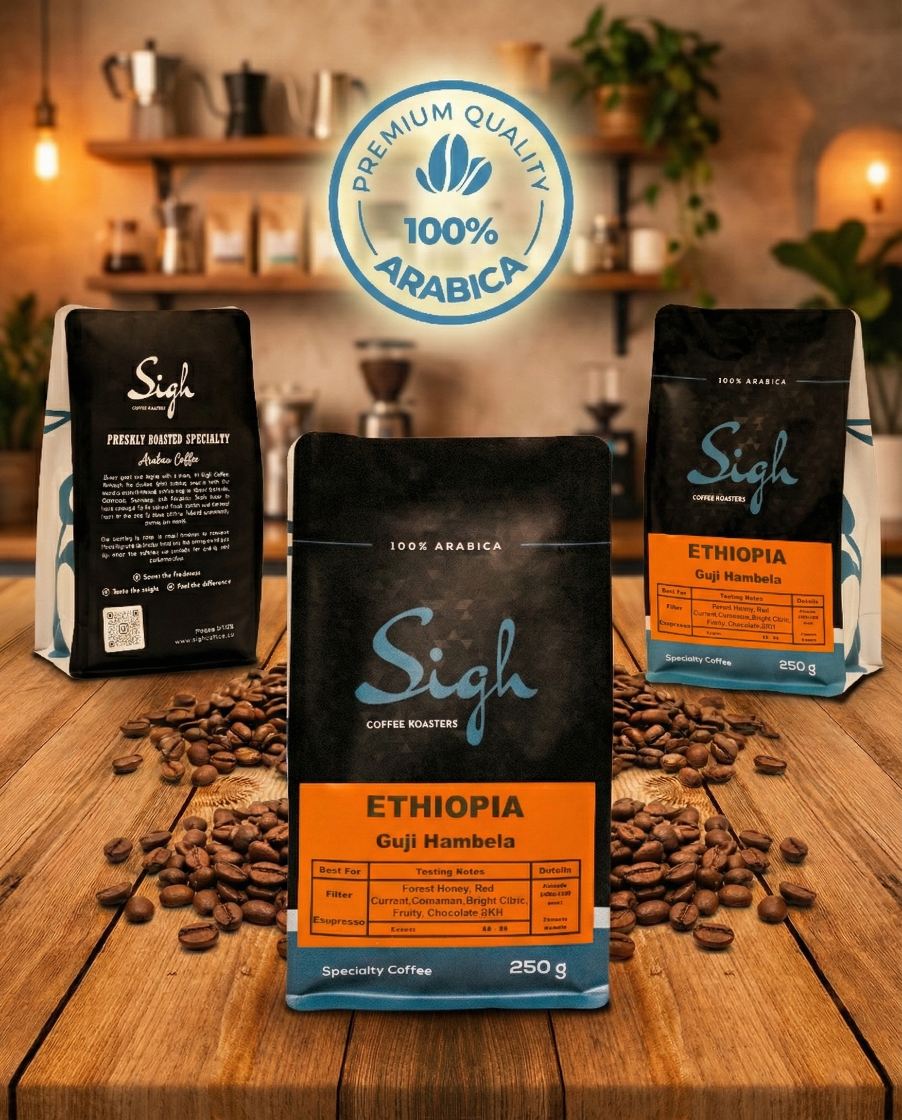 Ethiopia Guji Hambela Roasted Coffee Beans