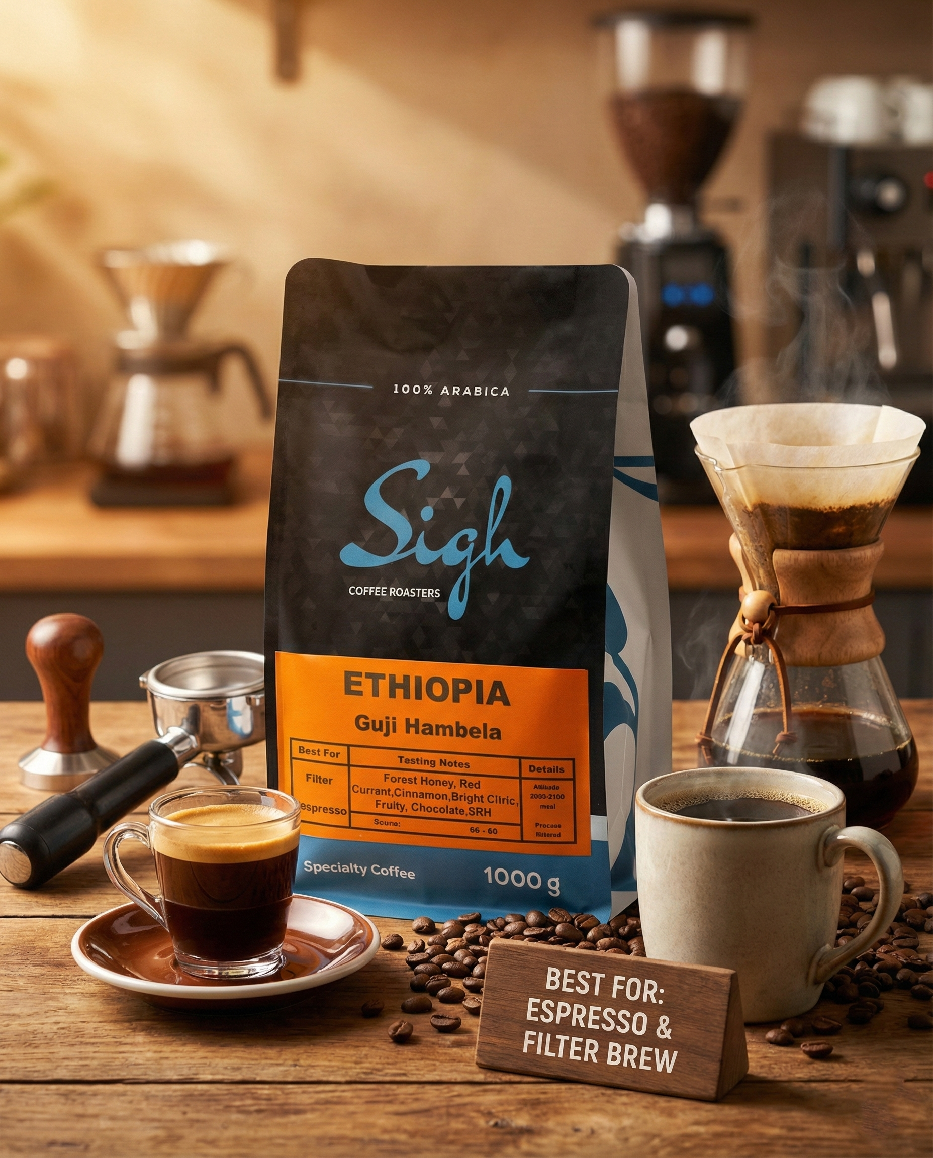 Ethiopia Guji Hambela Roasted Coffee Beans